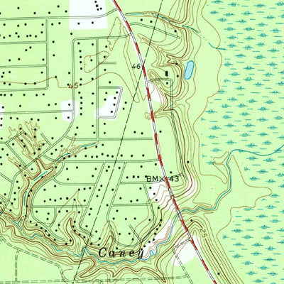 United States Geological Survey Moss Bluff, TX (1993, 24000-Scale) digital map