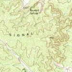 United States Geological Survey Moss Creek Lake, TX (1971, 24000-Scale) digital map