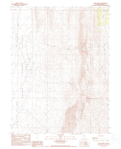 United States Geological Survey Moss Creek, NV (1990, 24000-Scale) digital map