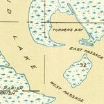 United States Geological Survey Moss Lake, LA (1946, 31680-Scale) digital map
