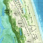 United States Geological Survey Mossey Islands, NC (1982, 24000-Scale) digital map