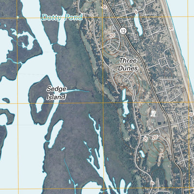 United States Geological Survey Mossey Islands, NC (2010, 24000-Scale) digital map