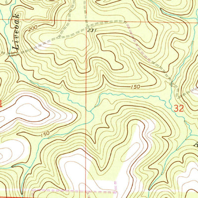 United States Geological Survey Mossy Head, FL (1973, 24000-Scale) digital map
