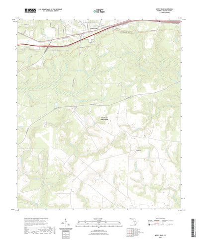 United States Geological Survey Mossy Head, FL (2021, 24000-Scale) digital map
