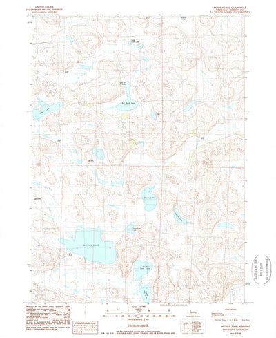 United States Geological Survey Mother Lake, NE (1989, 24000-Scale) digital map