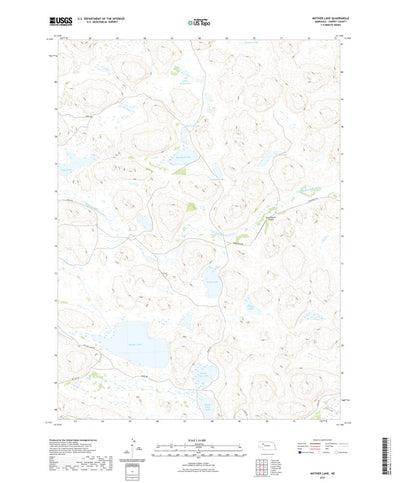 United States Geological Survey Mother Lake, NE (2021, 24000-Scale) digital map