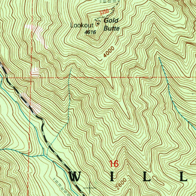 United States Geological Survey Mother Lode Mountain, OR (1994, 24000-Scale) digital map