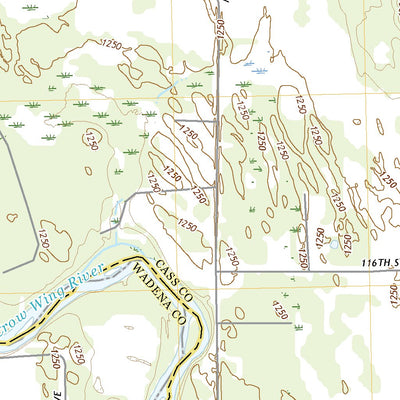 United States Geological Survey Motley NW, MN (2022, 24000-Scale) digital map