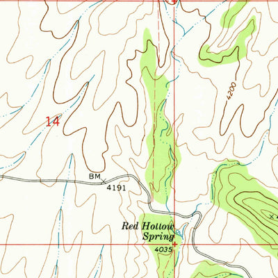 United States Geological Survey Motoqua, UT (1972, 24000-Scale) digital map