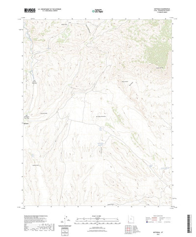 United States Geological Survey Motoqua, UT (2023, 24000-Scale) digital map