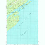 United States Geological Survey Mott Island, MI (1985, 24000-Scale) digital map