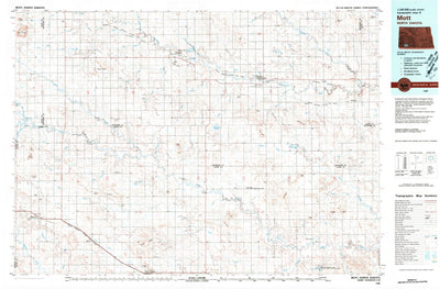 United States Geological Survey Mott, ND (1980, 100000-Scale) digital map
