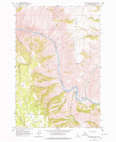 United States Geological Survey Moughmer Point, ID (1963, 24000-Scale) digital map