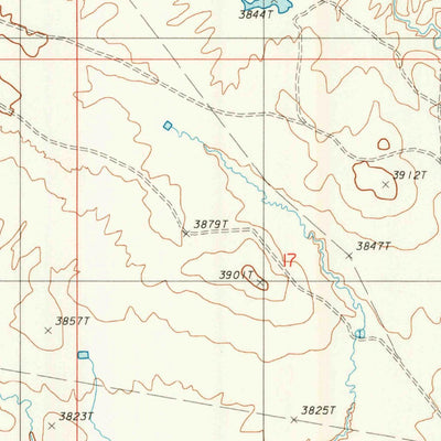 United States Geological Survey Moulton Creek, WY-MT (1984, 24000-Scale) digital map
