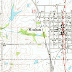 United States Geological Survey Moulton, IA (1979, 24000-Scale) digital map
