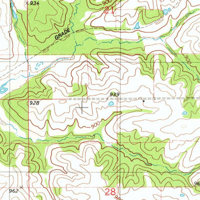 United States Geological Survey Moulton, IA (1979, 24000-Scale) digital map