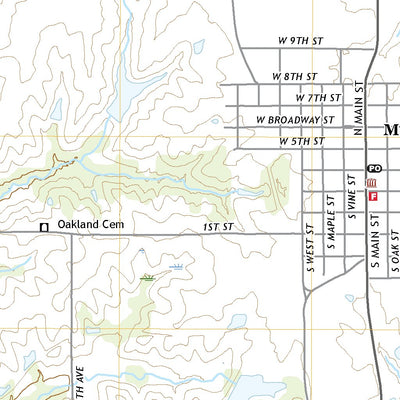 United States Geological Survey Moulton, IA (2022, 24000-Scale) digital map