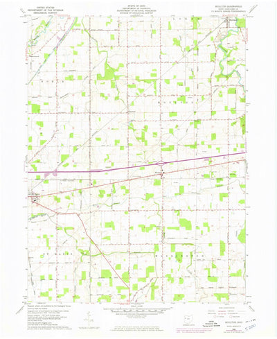 United States Geological Survey Moulton, OH (1960, 24000-Scale) digital map