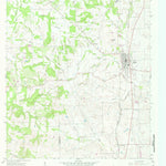 United States Geological Survey Moulton, TX (1965, 24000-Scale) digital map