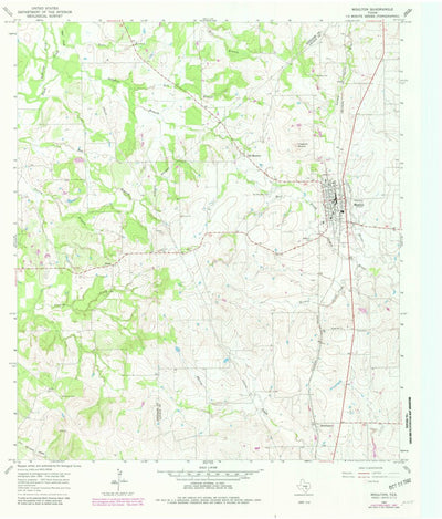 United States Geological Survey Moulton, TX (1965, 24000-Scale) digital map
