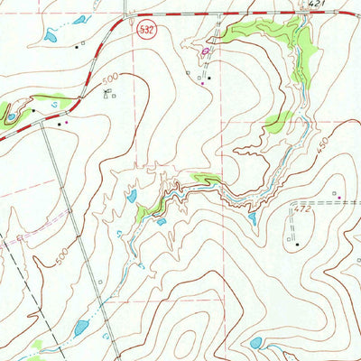 United States Geological Survey Moulton, TX (1965, 24000-Scale) digital map
