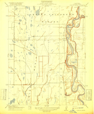 United States Geological Survey Moulton Weir, CA (1917, 31680-Scale) digital map