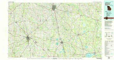 United States Geological Survey Moultrie, GA (1979, 100000-Scale) digital map