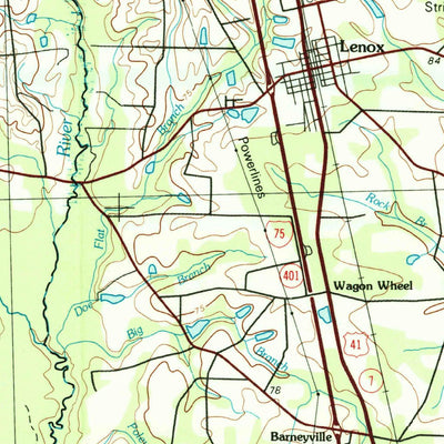 United States Geological Survey Moultrie, GA (1979, 100000-Scale) digital map