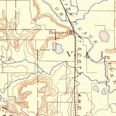 United States Geological Survey Mound City, KS-MO (1887, 125000-Scale) digital map