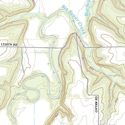 United States Geological Survey Mound City NW, KS (2022, 24000-Scale) digital map