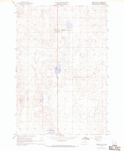 United States Geological Survey Mound City, SD (1967, 24000-Scale) digital map