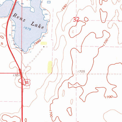 United States Geological Survey Mound City, SD (1967, 24000-Scale) digital map