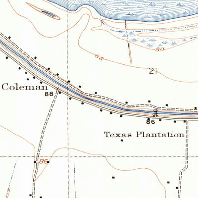United States Geological Survey Mound, LA-MS (1909, 24000-Scale) digital map