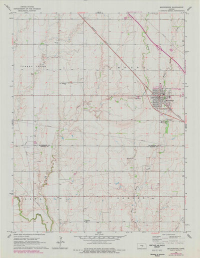 United States Geological Survey Moundridge, KS (1965, 24000-Scale) digital map