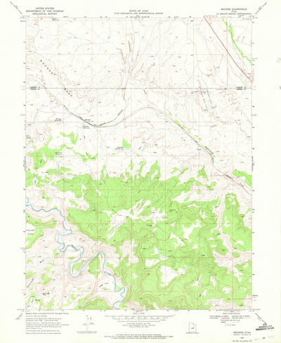 United States Geological Survey Mounds, UT (1969, 24000-Scale) digital map