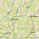 United States Geological Survey Moundsville, WV-PA-OH (1984, 100000-Scale) digital map