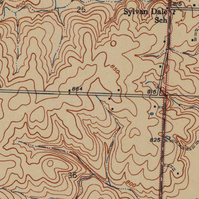 United States Geological Survey Moundville, MO (1942, 24000-Scale) digital map