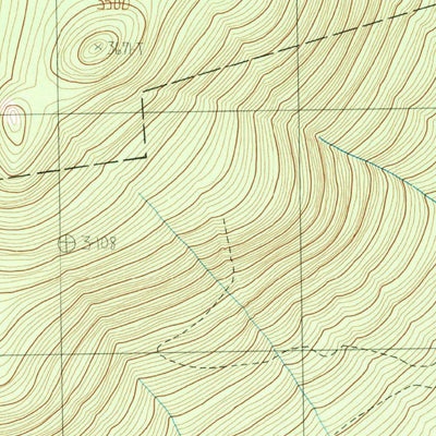 United States Geological Survey Mount Abraham, ME (1984, 24000-Scale) digital map
