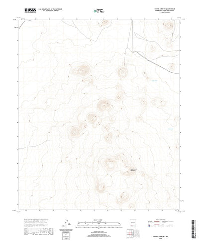 United States Geological Survey Mount Aden SW, NM (2020, 24000-Scale) digital map