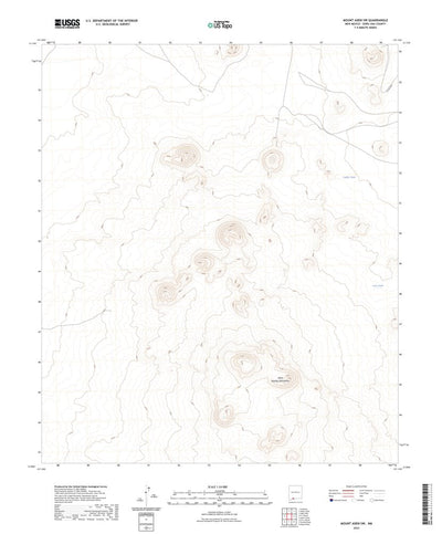 United States Geological Survey Mount Aden SW, NM (2023, 24000-Scale) digital map