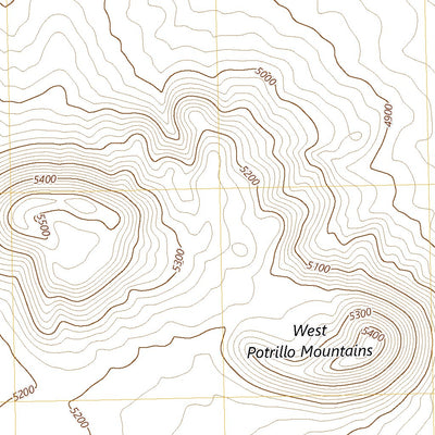 United States Geological Survey Mount Aden SW, NM (2023, 24000-Scale) digital map