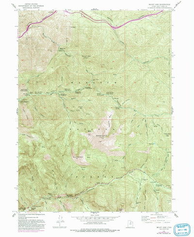 United States Geological Survey Mount Aire, UT (1955, 24000-Scale) digital map