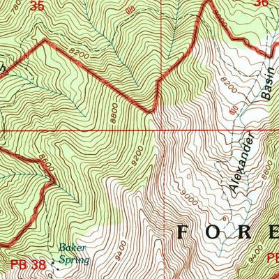United States Geological Survey Mount Aire, UT (1998, 24000-Scale) digital map