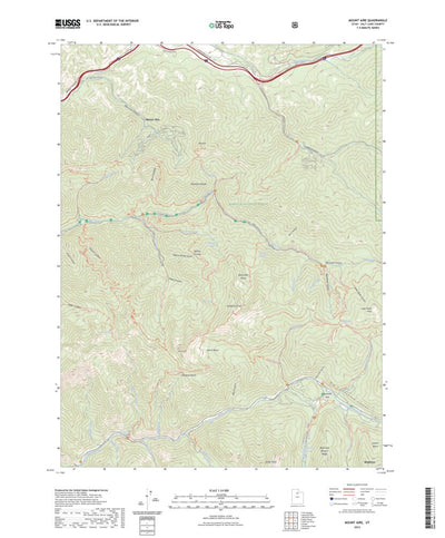 United States Geological Survey Mount Aire, UT (2023, 24000-Scale) digital map