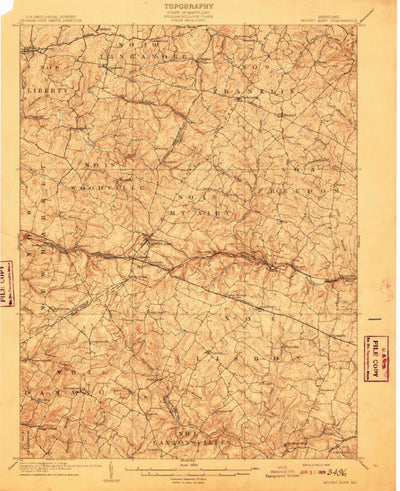 United States Geological Survey Mount Airy, MD (1909, 62500-Scale) digital map