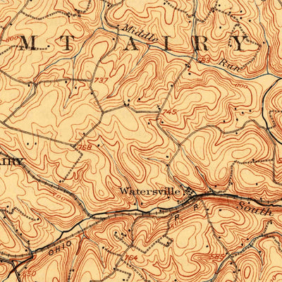 United States Geological Survey Mount Airy, MD (1909, 62500-Scale) digital map