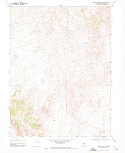 United States Geological Survey Mount Airy Mesa, NV (1969, 24000-Scale) digital map