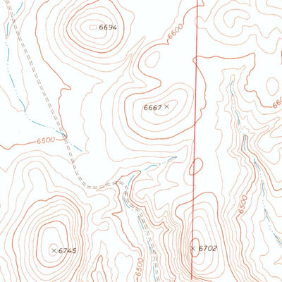 United States Geological Survey Mount Airy Mesa, NV (1969, 24000-Scale) digital map