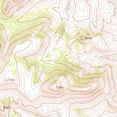 United States Geological Survey Mount Airy Mesa, NV (1969, 24000-Scale) digital map