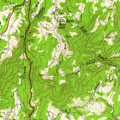United States Geological Survey Mount Airy, NC-VA (1957, 62500-Scale) digital map